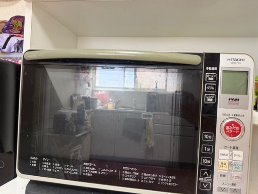 受渡し予定者決定】日立オーブンレンジ (り) 千歳のキッチン家電