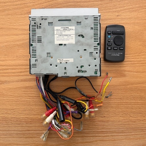 希少 ALPINE MDA-7751J MDデッキ 本体