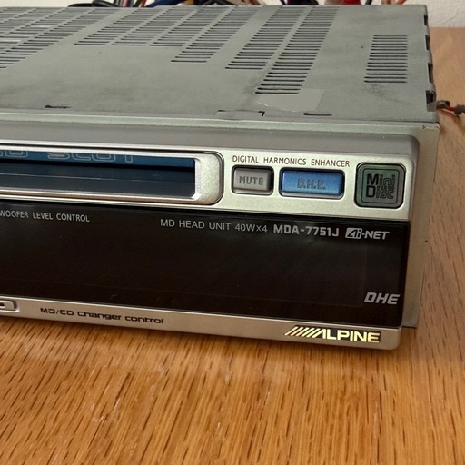 希少 ALPINE MDA-7751J MDデッキ 本体
