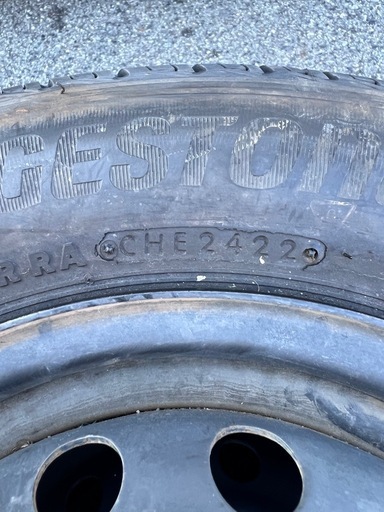 バリ溝バリ溝タイヤホイールセット145/80r12 (nakayama) 鳥取大学前の