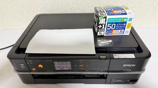 インクほぼ満タン EPSON カラリオ EP-803A インクジェットプリンター