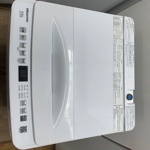 2025年製　ハイセンス　全自動洗濯機　5.5kg HW-55E4W