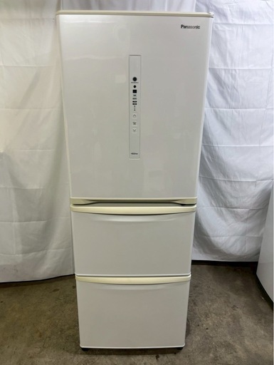 カード決済可！【半年保証】Panasonic冷蔵庫 NR-C341C-W 2020年製330L