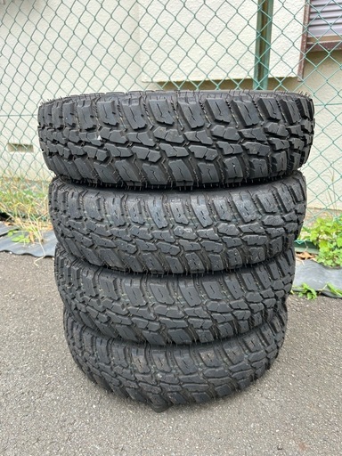 2024年製 4本セット 145/80R13 75S  MUDSTAR WANPAKU M/T ホワイトレター  145/80-13