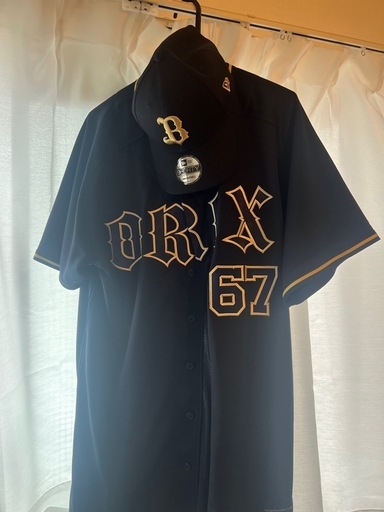 オリックスバファローズ ユニフォームXOサイズ 67 キャップセット