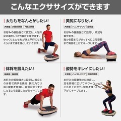 未使用 ボディスカルプチャー パワーウェーブミニ マット付 トレーニング 筋トレ フィットネス エクササイズマシン ブルブル振動マシン　Body Sculpture の画像