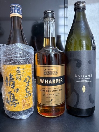 未開封 I.W.ハーパー 8本 ＆ 本格焼酎2本セット　ウイスキー