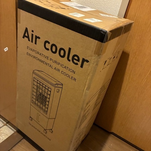 冷風扇 6L 大容量 水冷式 新品保冷パック付 パワフルタイマー リモコン付