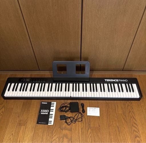 HZDMJ 折りたたみ電子ピアノ 電子キーボード 61鍵盤 88鍵盤 最大音色 電子ピアノ　折り畳み式カバー付