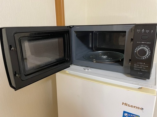 冷蔵庫電と子レンジ