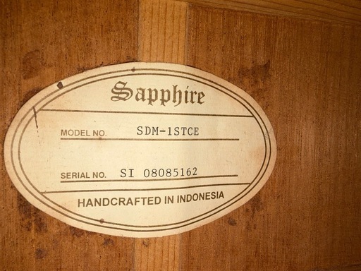 Sapphire アコースティックギター