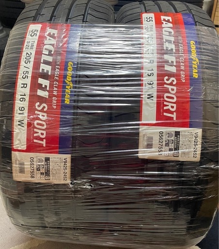 新品 205/55R16 GOODYEAR グッドイヤー EAGLE F1 SPORT 2023年製 2本