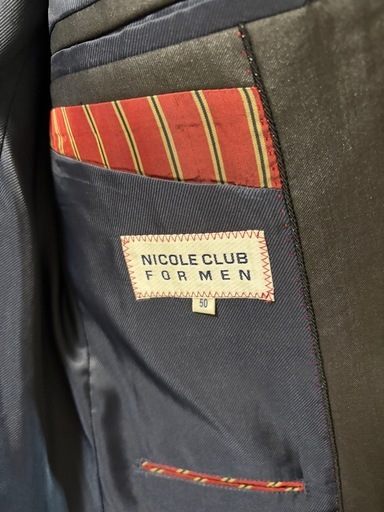 NICOLE CLUB FOR MEN ジャケット ブラック シャツセット
