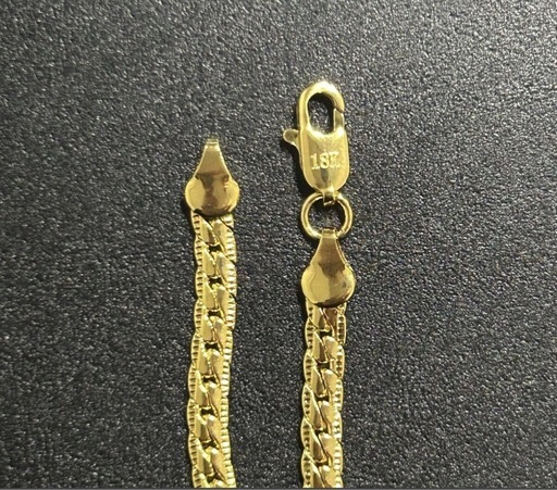 ネックレス 金 ゴールド 喜平 18KGF 18K カラット チェーン 長さ 50cm 幅 5mm 