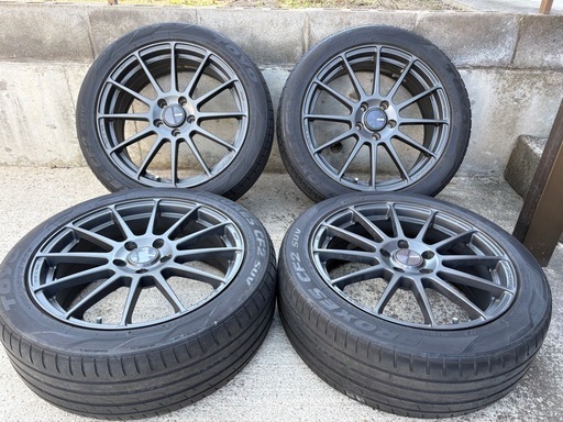 「ENKEI PF03 18インチ 7J +45 PCD114.3 5穴  