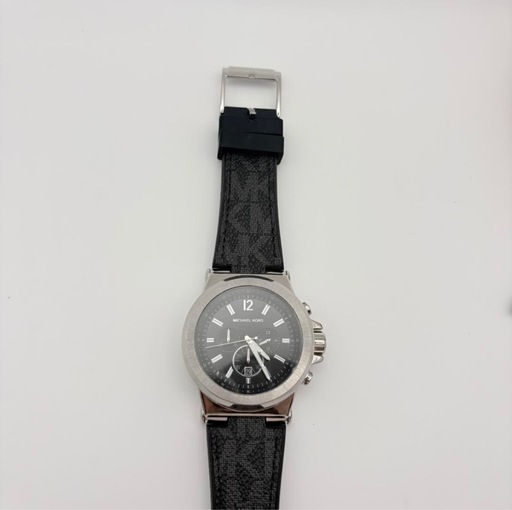 MICHAEL KORS クロノグラフ腕時計 ブラック 稼働品