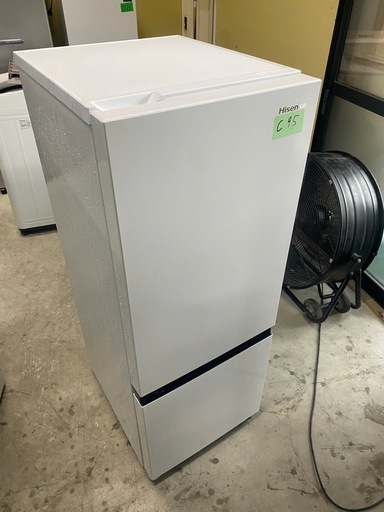 NO C95?福岡市内配送設置無料✨?ハイセンス 冷蔵庫 幅48.1cm 162L 自動霜取り 一人暮らし スリム 大容量冷蔵室 耐熱