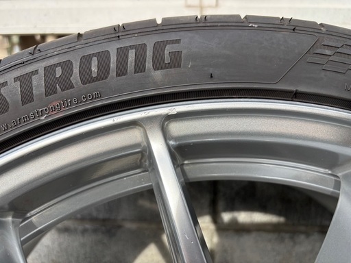【最終値下げ！】RAYS HOMURA 2x7 plus 8.0J 20inch インセット+45 5H PCD112 サマータイヤも