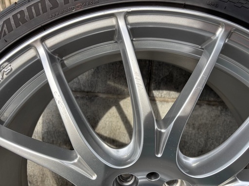 【最終値下げ！】RAYS HOMURA 2x7 plus 8.0J 20inch インセット+45 5H PCD112 サマータイヤも