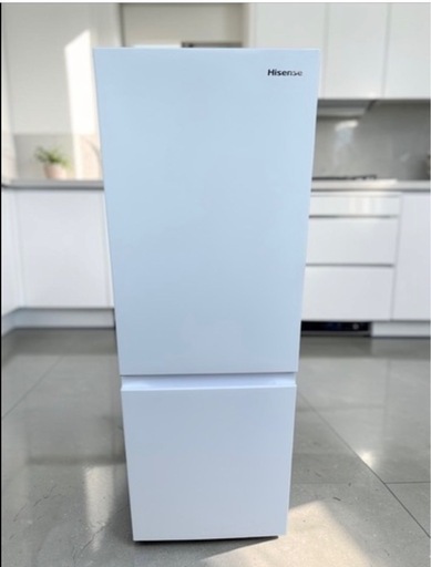 Hisense ノンフロン冷凍冷蔵庫 HR-D1701W 175L 2024年製 ホワイト 簡易清掃済み 6D