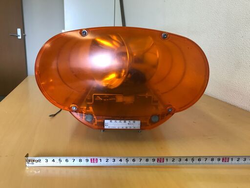 【A00307】散光式警光燈　パトライト　回転灯　JPS-43CYD6-M　中古　現状販売