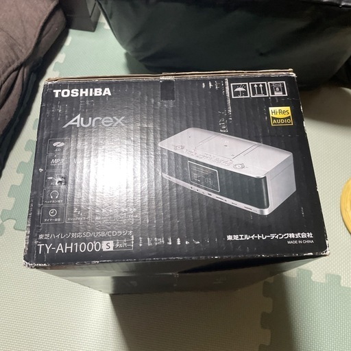 東芝 Aurex Hi-Res Audio CDラジカセ 2016年製 TY-AH1000