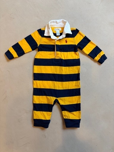 Ralph Lauren ラガーシャツ ロンパース 6M (yon) 新宮中央のベビー用品 