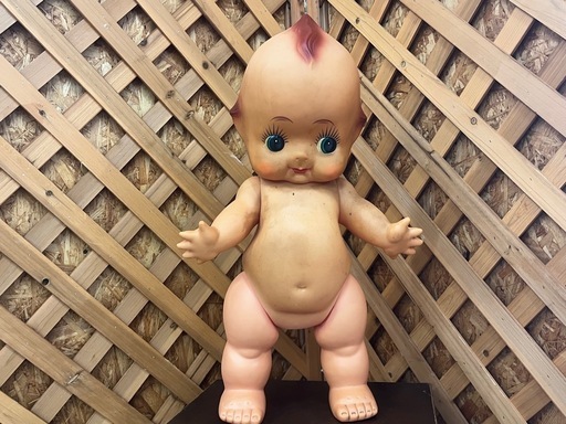  【愛品館 江戸川店】昭和レトロ キューピー人形 オブジェ 置物 当時物 インテリア ヴィンテージ ソフビ ID:113-050250-