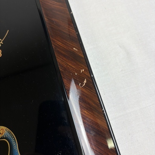 孔雀 漆芸 螺鈿細工 壁掛け額装 飾り額 和風 インテリア 0714-351 【螺鈿 / 秀邦 】孔雀 ラデン 絵画 額縁 壁掛け (ジモスポ 
