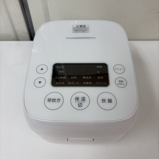 【?買取市場 6ヶ月保証】R731 ☀️ 2024年製の高年式♪ Haier / ハイアール 炊飯ジャー 3合炊き JJ-M32E2 