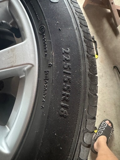 エクストレイル純正ホイールタイヤ4本セット