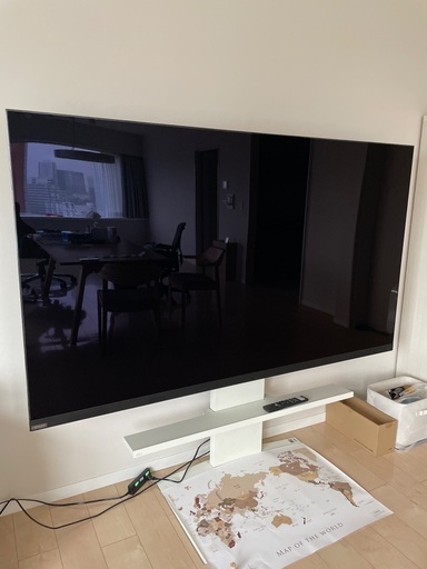 REGZA 85Z970R 85インチ 4K Mini LEDテレビ + WALL V4スタンドセット 美品