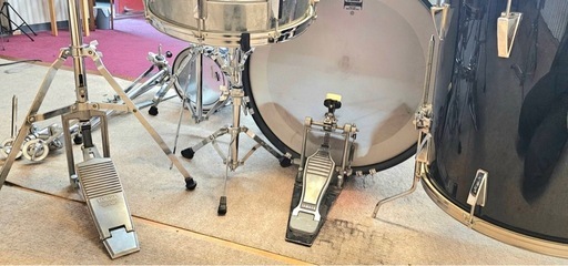 【処分品】YAMAHA 生ドラム フルセット シンバル・スタンド・椅子付き 一通り演奏可能