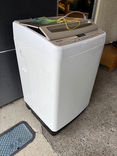 決まりました【美品】洗濯機7.5kg2022年製ハイセンス