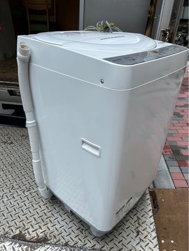 6/29 配送　SHARP 全自動洗濯機 ES-GE6C 6.0kg  2019年製