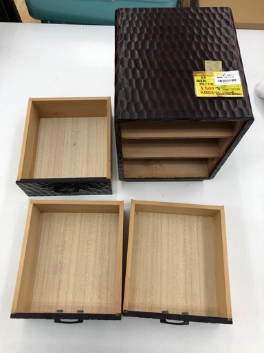 ドリーム川西店御来店限定】☆ジモティー見たよ♪割引☆ 鎌倉彫 3段小