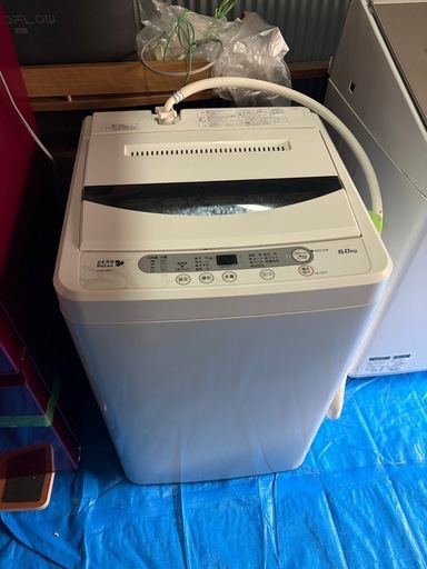 【⭐️送料無料】ヤマダ電機 6.0kg 全自動洗濯機 YWM-T60A1 2019年製（動作確認済み）