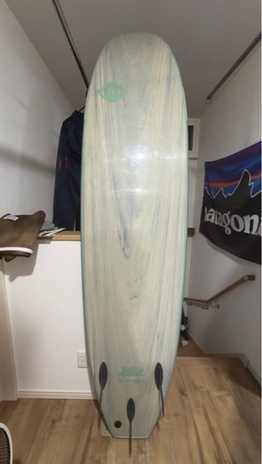 サーフボード　ソフテック　ローラー 7.4ft
