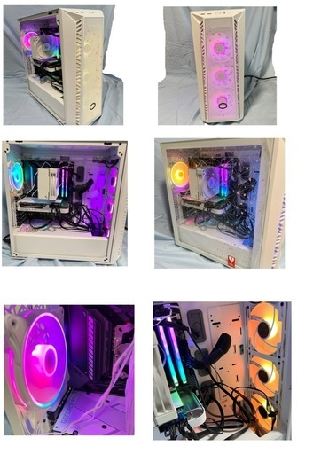 限定サクラ白ゲーミングPC】RTX3060Ti Ryzen7 32GB (初神) 大物の 
