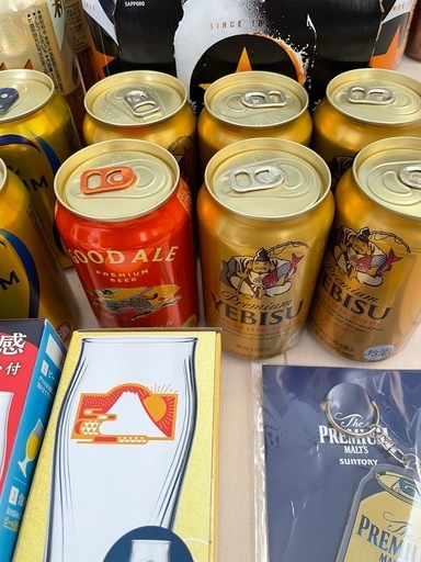 ビール　お酒　お米　お菓子　　食品