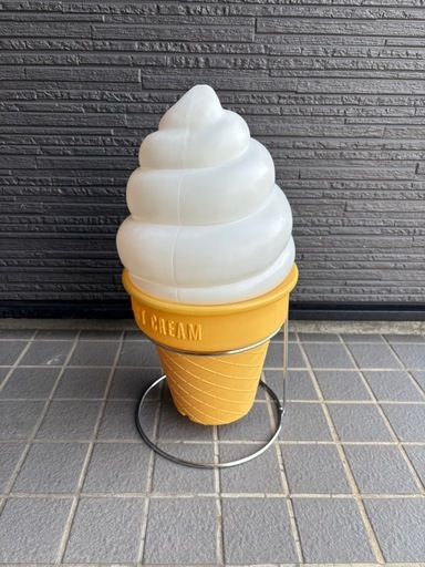 ソフトクリーム販促品販促ランプ電気スタンドスタンドお菓子食品 (あぁ 