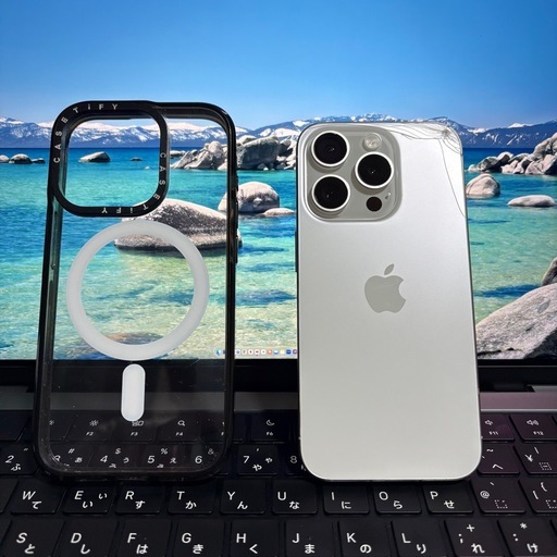 【成立】広島市 期間限定 iPhone15pro SIMフリー 256GB ※iPhone SE3/13/14(白)をお持ちの方高条件