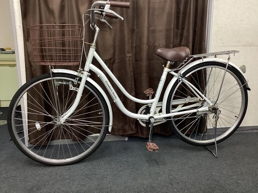NO:400軽快車26 インチ Comfort Style ダイナモライト 白 (アズサ NO:400軽快車26 インチ Comfort Style ダイナモライト 白 (アズサ