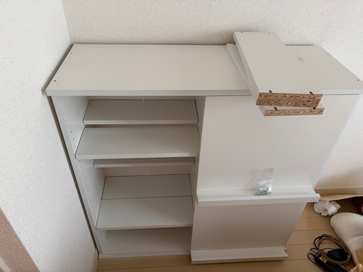 本棚 LOWYA ホワイト (YY) 浦安の収納家具《カラーボックス》の中古