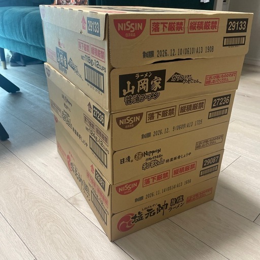カップ麺　セット売り