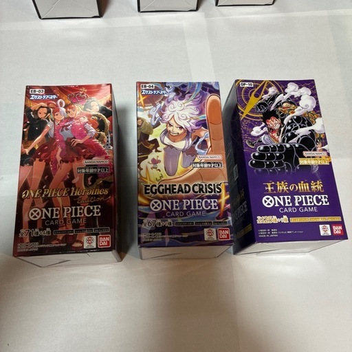 ONE PIECEカードゲーム 3BOX テープ付き