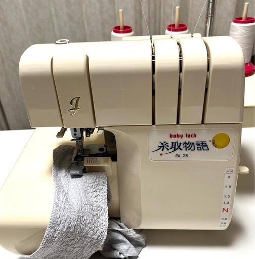 JUKI ベビーロック BL35 ロックミシン  糸取り物語　衣縫人 動作確認済み 中古