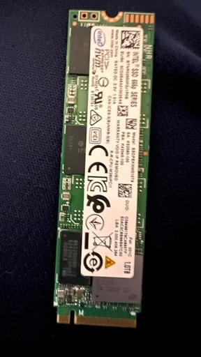 PCパーツ m.2SSD 1TB PCパーツ M.2 ssd 1tb intel