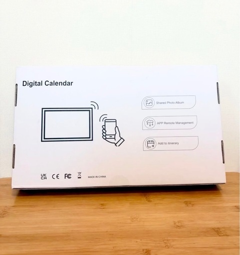 10.1インチスマートデジタルカレンダー、電子ファミリープランナーHDタッチスクリーン、WiFi同期フォトフレームモード