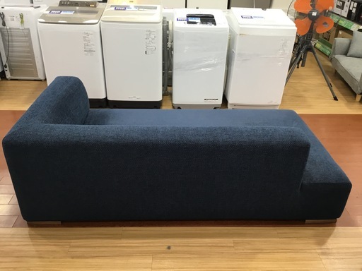 心石工芸 カウチソファー ネイビー ファブリック をご紹介します‼︎ トレジャーファクトリーつくば店